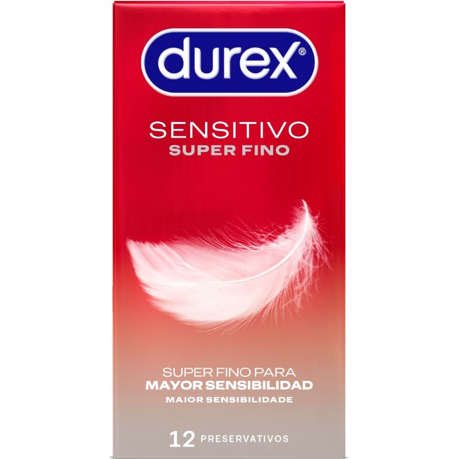 Durex - Sensitivo Súper Fino 12 Unidades 1 Durex - Sensitivo Súper Fino 12 Unidades