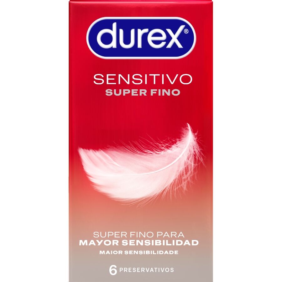 Durex - Sensitivo Súper Fino 6 Unidades 1 Durex - Sensitivo Súper Fino 6 Unidades