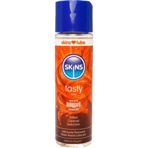 Skins - Tasty Lubricante Base de Agua Caramelo Salado 130 Ml