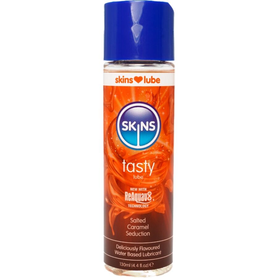 Skins - Tasty Lubricante Base De Agua Caramelo Salado 130 Ml 1 Skins - Tasty Lubricante Base De Agua Caramelo Salado 130 Ml