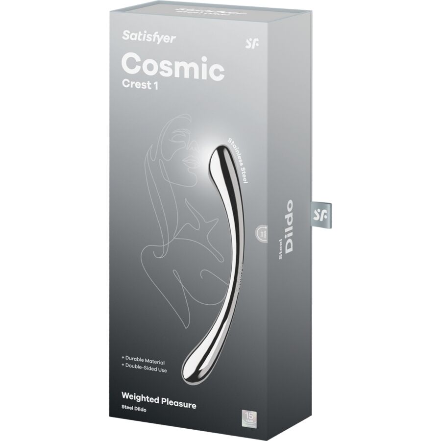 Satisfyer - Cosmic Crest 1 Dildo Acero Inoxidable Doble Uso 5 Satisfyer - Cosmic Crest 1 Dildo Acero Inoxidable Doble Uso - Imagen 5