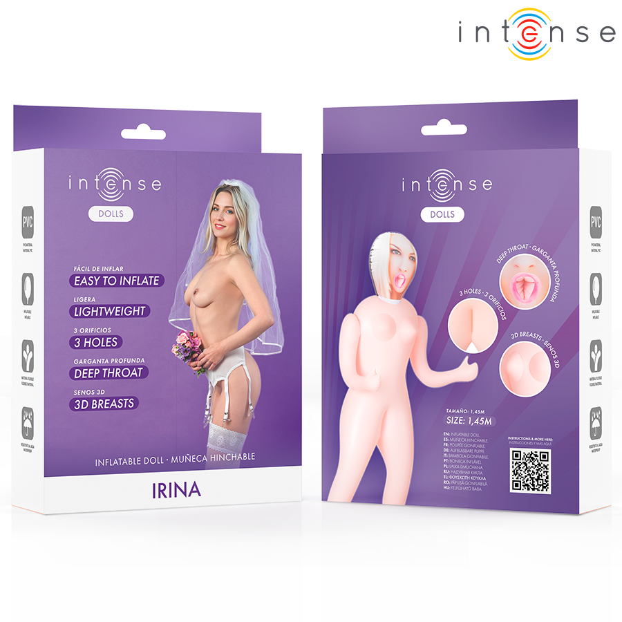 Intense Dolls - Irina Muñeca Hinchable Con Tres Orificios 4 Intense Dolls - Irina Muñeca Hinchable Con Tres Orificios - Imagen 4