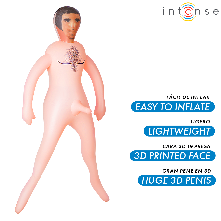Intense Dolls - Anthony Muñeco Hinchable Pene 3D 2 Intense Dolls - Anthony Muñeco Hinchable Pene 3D - Imagen 2