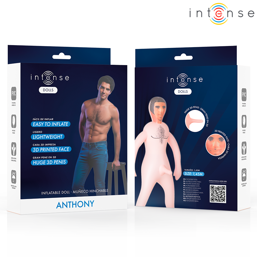 Intense Dolls - Anthony Muñeco Hinchable Pene 3D 4 Intense Dolls - Anthony Muñeco Hinchable Pene 3D - Imagen 4