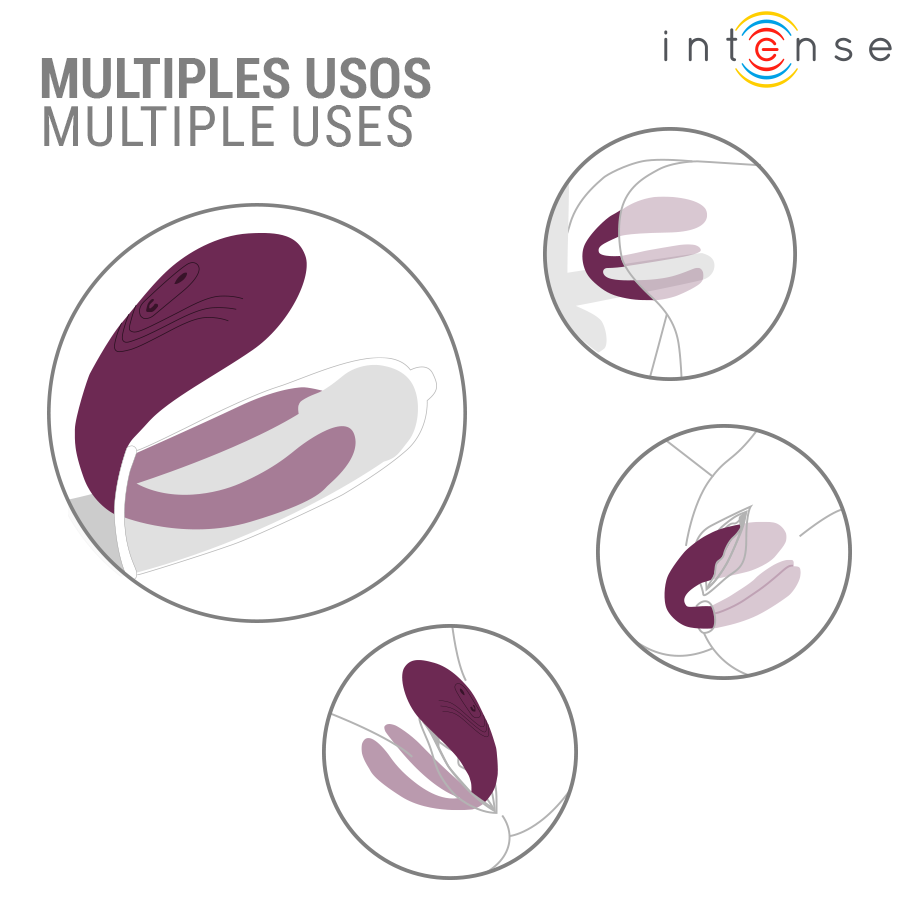 Intense - Sandra Vibrador &Amp; Estimulador De Pinzas Con Golpeteo Control Remoto 8 Intense - Sandra Vibrador &Amp; Estimulador De Pinzas Con Golpeteo Control Remoto - Imagen 8