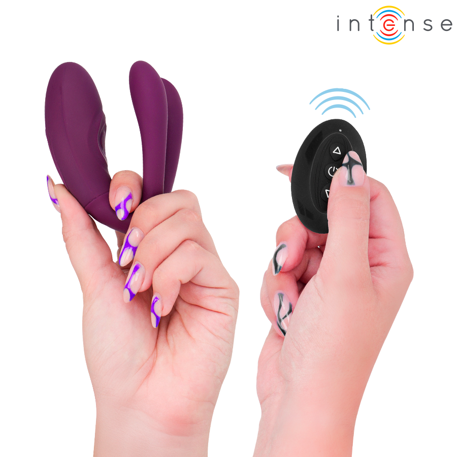 Intense - Sandra Vibrador &Amp; Estimulador De Pinzas Con Golpeteo Control Remoto 4 Intense - Sandra Vibrador &Amp; Estimulador De Pinzas Con Golpeteo Control Remoto - Imagen 4