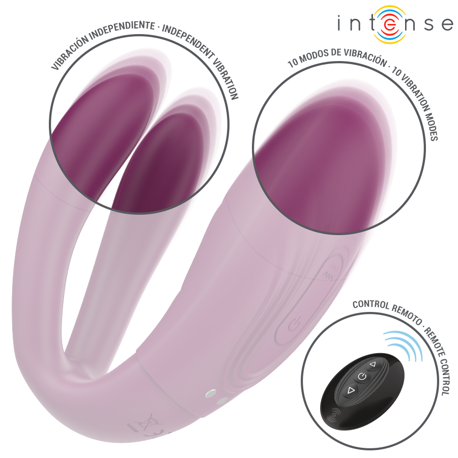 Intense - Sandra Vibrador &Amp; Estimulador De Pinzas Con Golpeteo Control Remoto 7 Intense - Sandra Vibrador &Amp; Estimulador De Pinzas Con Golpeteo Control Remoto - Imagen 7