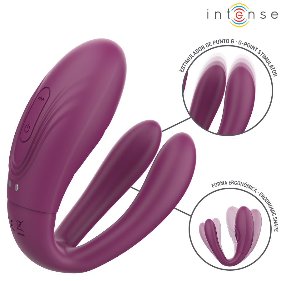 Intense - Sandra Vibrador &Amp; Estimulador De Pinzas Con Golpeteo Control Remoto 3 Intense - Sandra Vibrador &Amp; Estimulador De Pinzas Con Golpeteo Control Remoto - Imagen 3