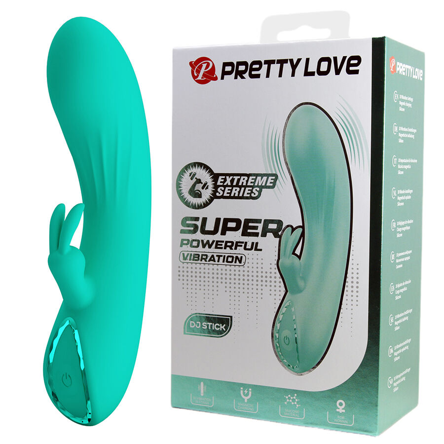 Pretty Love- Dj Stick Vibrador Punto G Turquesa 1 Pretty Love- Dj Stick Vibrador Punto G Turquesa