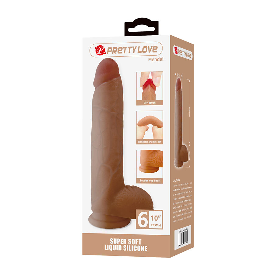 Pretty Love - Mendel Dildo Realístico Con Ventosa 25.5 Cm -Ø- 5.6 Cm 8 Pretty Love - Mendel Dildo Realístico Con Ventosa 25.5 Cm -Ø- 5.6 Cm - Imagen 8
