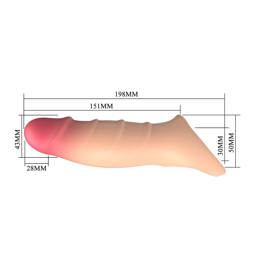 Pretty Love - Darnell Funda Para Pene Efecto Realista 10 Pretty Love - Darnell Funda Para Pene Efecto Realista - Imagen 10