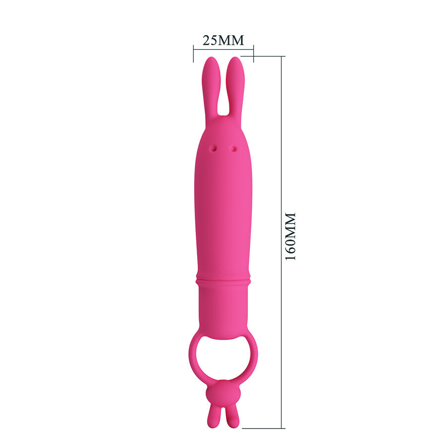 Pretty Love - Delia Vibrador Rabbit Con Anillo De Sujeción 8 Pretty Love - Delia Vibrador Rabbit Con Anillo De Sujeción - Imagen 8