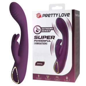Pretty Love - Emma Vibrador con Estimulador Rabbit Morado