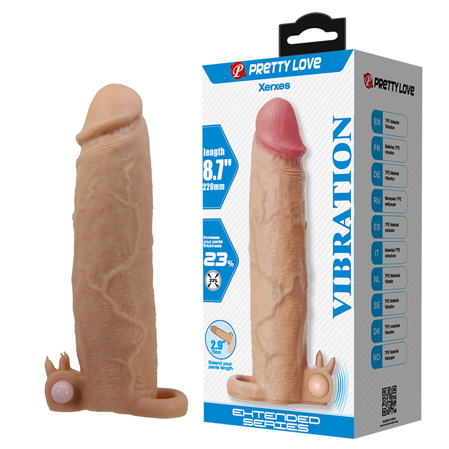 Pretty Love - Xerxes Funda Para Pene Con Estimulador De Clítoris Y Vibración 2 Pretty Love - Xerxes Funda Para Pene Con Estimulador De Clítoris Y Vibración - Imagen 2