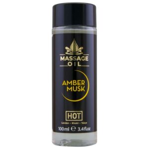 Hot - Aceite de Masaje Amber & Musk 100 Ml