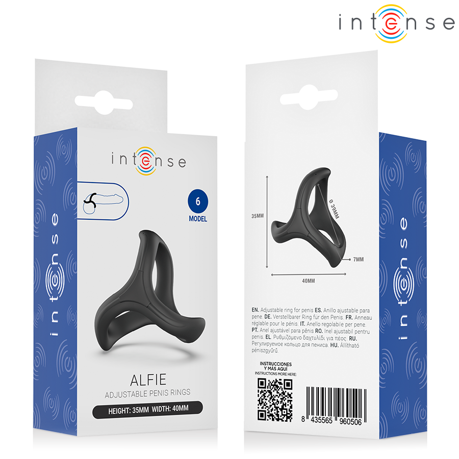 Intense - Alfie Anillo Triple Ajustable Modelo 6 5 Intense - Alfie Anillo Triple Ajustable Modelo 6 - Imagen 5