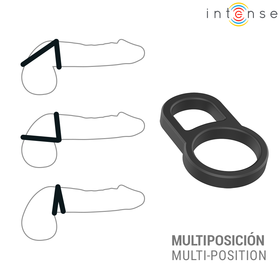 Intense - Conleth Anillo Doble Ajustable Modelo 3 3 Intense - Conleth Anillo Doble Ajustable Modelo 3 - Imagen 3
