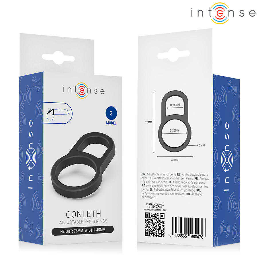Intense - Conleth Anillo Doble Ajustable Modelo 3 5 Intense - Conleth Anillo Doble Ajustable Modelo 3 - Imagen 5