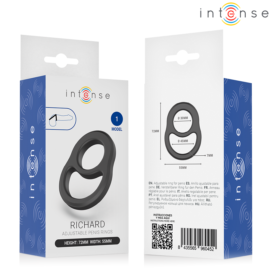 Intense - Richard Anillo Doble Ajustable Modelo 1 5 Intense - Richard Anillo Doble Ajustable Modelo 1 - Imagen 5