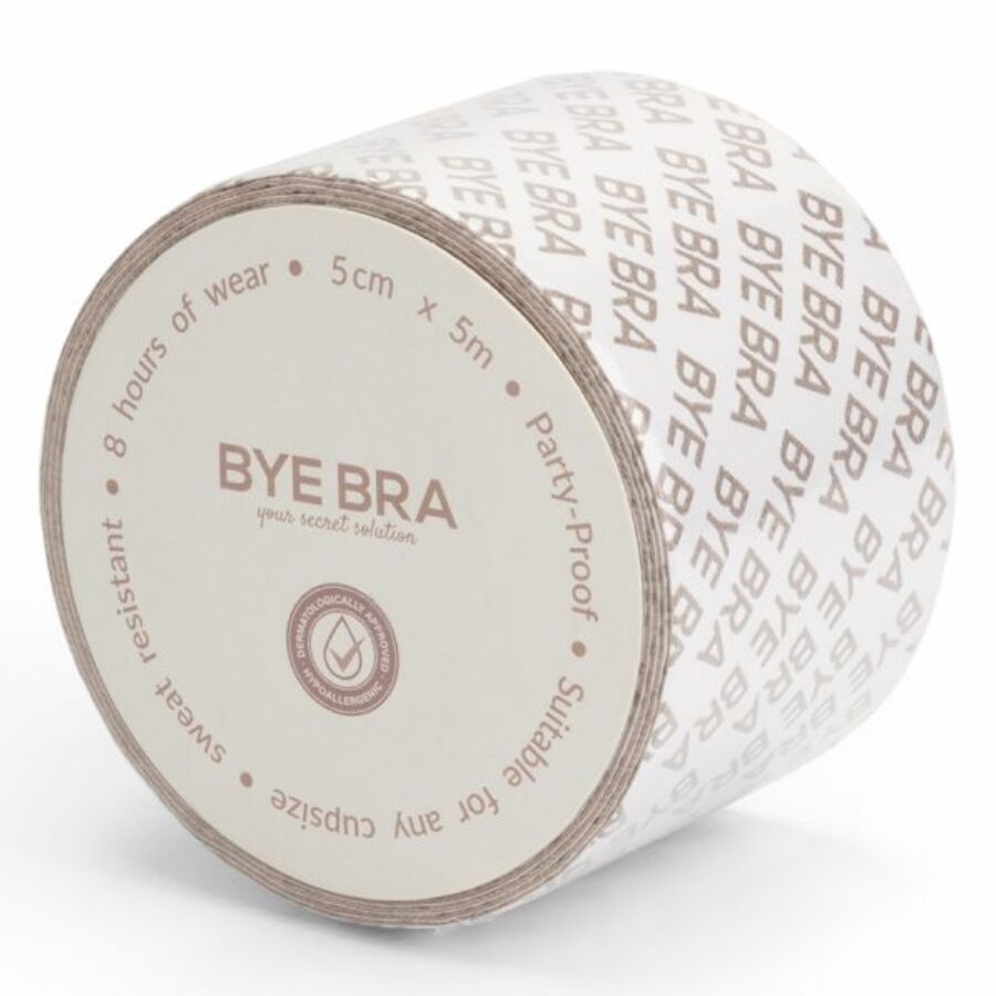 Bye-Bra - Body Tape Double Sided Cinta De Doble Cara Beige Talla Única 5 X 500 Cm 2 Bye-Bra - Body Tape Double Sided Cinta De Doble Cara Beige Talla Única 5 X 500 Cm - Imagen 2