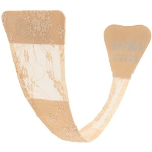 Bye-Bra - Tanga Adhesivo Encaje Beige