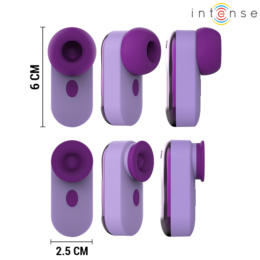 Intense - Sabrina Travel Set Estimulador De Clítoris Violeta 4 Intense - Sabrina Travel Set Estimulador De Clítoris Violeta - Imagen 4
