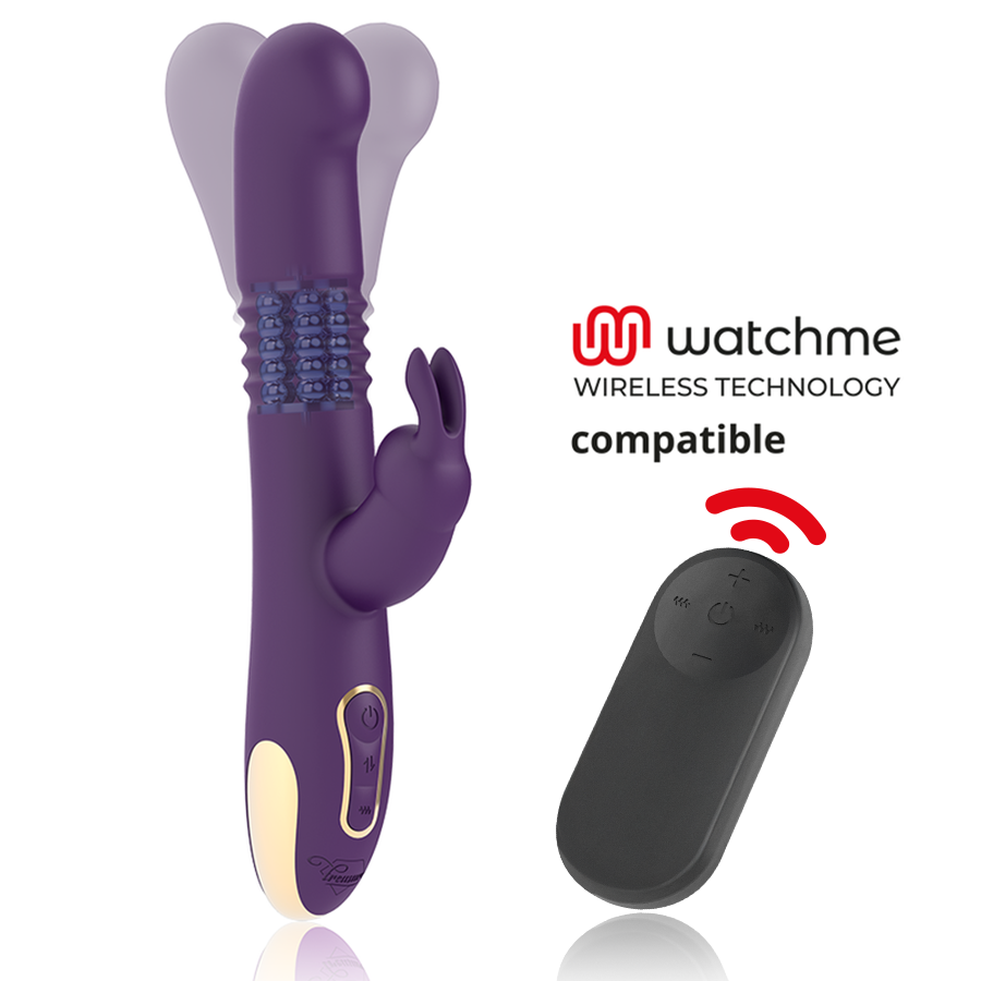 Treasure - Bastian Rabbit Up &Amp; Down Rotador &Amp; Vibrador + Mando Control Remoto Watchme 1 Treasure - Bastian Rabbit Up &Amp; Down Rotador &Amp; Vibrador + Mando Control Remoto Watchme