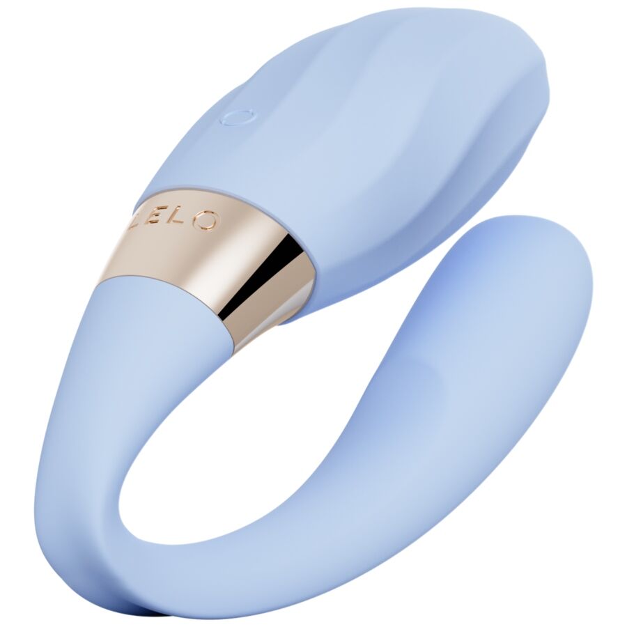 Lelo - Tiani Twist Vibrador Para Parejas Celeste 1 Lelo - Tiani Twist Vibrador Para Parejas Celeste