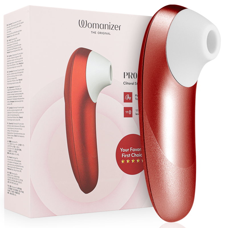 Womanizer - Pro Vibrant Estimulador De Clítoris Burdeos 1 Womanizer - Pro Vibrant Estimulador De Clítoris Burdeos