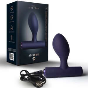 Rocks-Off - Nova Orbital Premium Plug Anal Recargable 16 Funciones Azul