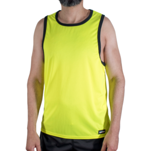 Macho - Cmv001 Camiseta Gym Amarilla