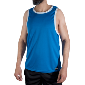 Macho - Cmv002 Camiseta Gym Azul
