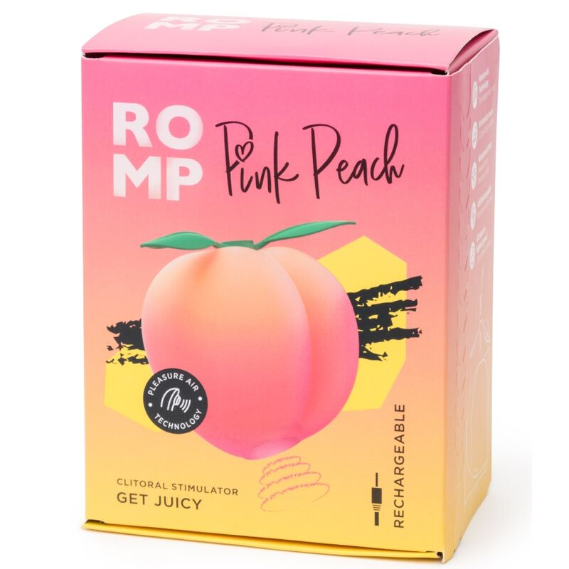 Romp - Pink Peach Succionador De Clítoris Forma Melocotón 4 Romp - Pink Peach Succionador De Clítoris Forma Melocotón - Imagen 4