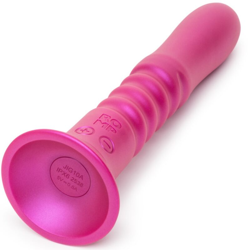Romp - Jiggle Vibrador Up And Down Con Ventosa Rosa 2 Romp - Jiggle Vibrador Up And Down Con Ventosa Rosa - Imagen 2