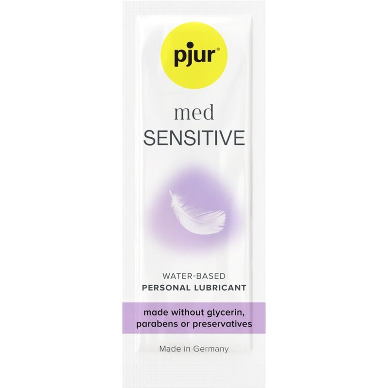 Pjur - Med Sensitive Glide Lubricante Base Agua 2 Ml 1 Pjur - Med Sensitive Glide Lubricante Base Agua 2 Ml