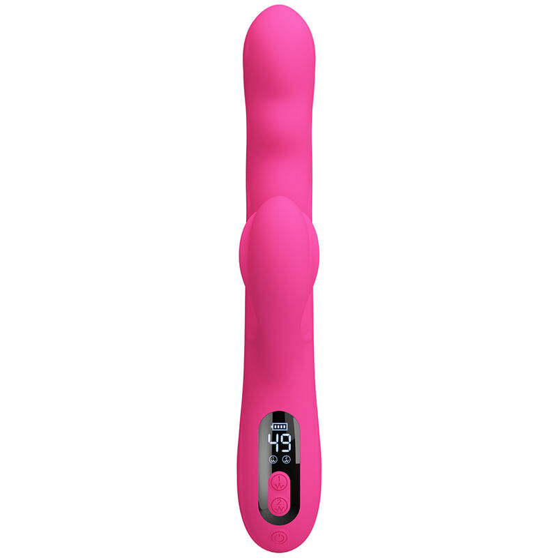 Pretty Love - Winters Vibrador Rabbit Multifunción Con Pantalla Led Rosa 5 Pretty Love - Winters Vibrador Rabbit Multifunción Con Pantalla Led Rosa - Imagen 5