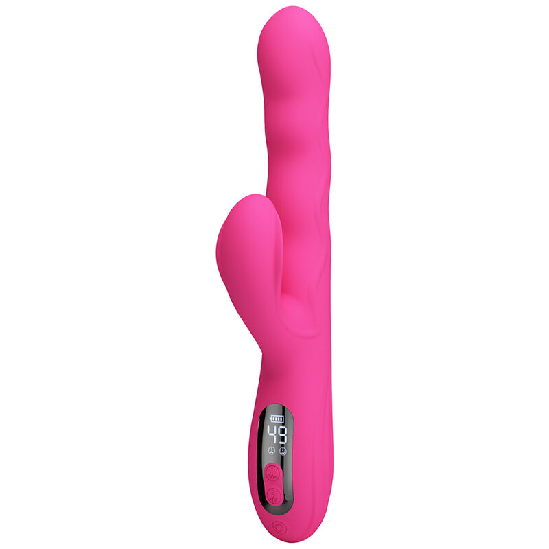 Pretty Love - Winters Vibrador Rabbit Multifunción Con Pantalla Led Rosa 6 Pretty Love - Winters Vibrador Rabbit Multifunción Con Pantalla Led Rosa - Imagen 6