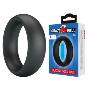 Crazy Bull - Elio Anillo para Pene Silicona Negro