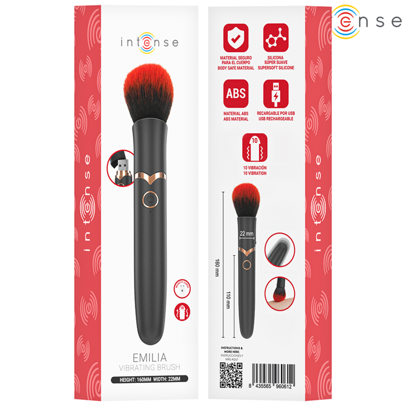 Intense - Emilia Vibrador Brocha 10 Vibraciones 16 Cm 7 Intense - Emilia Vibrador Brocha 10 Vibraciones 16 Cm - Imagen 7