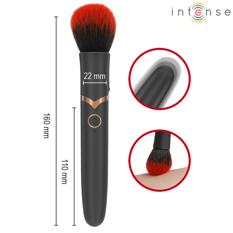 Intense - Emilia Vibrador Brocha 10 Vibraciones 16 Cm 4 Intense - Emilia Vibrador Brocha 10 Vibraciones 16 Cm - Imagen 4