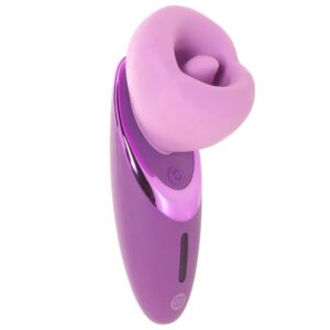 Fantasy for Her - Succionador de Clítoris con Vibración Pleasure Sucker Morado