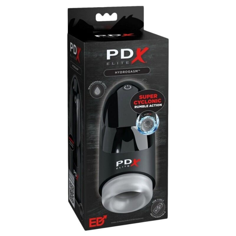 Pdx Elite - Masturbador Hydrogasm Con Vibración Ciclónica 20 Cm 4 Pdx Elite - Masturbador Hydrogasm Con Vibración Ciclónica 20 Cm - Imagen 4