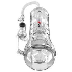 Pdx Elite - Masturbador Transparente Viewtube Vac XXL con Bomba de Succión 27.3 Cm