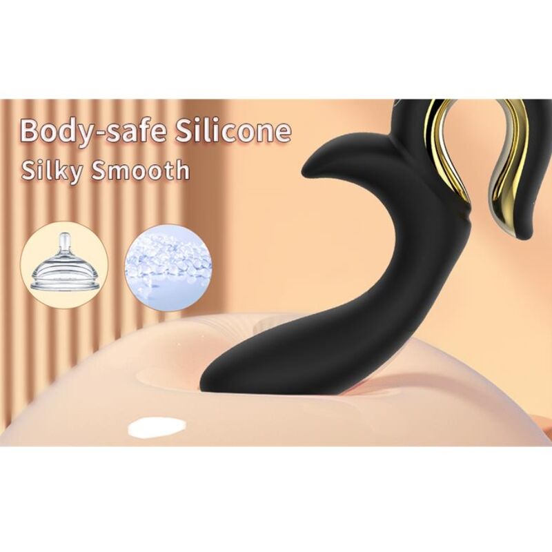 Nalone - Lulu Vibrador Rabbit Con Empuje Negro 6 Nalone - Lulu Vibrador Rabbit Con Empuje Negro - Imagen 6