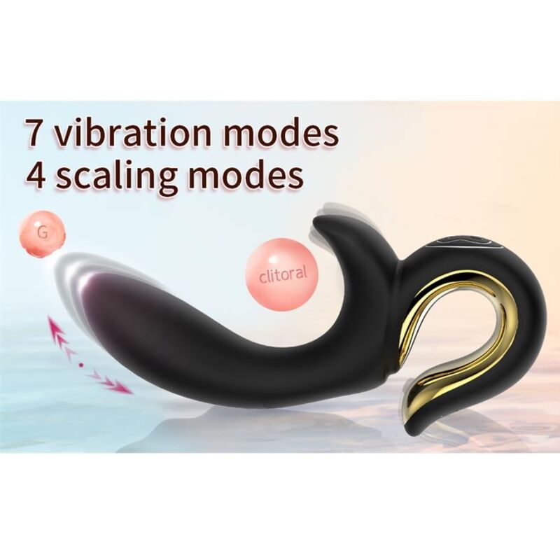 Nalone - Lulu Vibrador Rabbit Con Empuje Negro 3 Nalone - Lulu Vibrador Rabbit Con Empuje Negro - Imagen 3