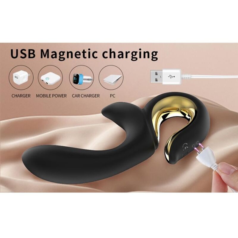 Nalone - Lulu Vibrador Rabbit Con Empuje Negro 10 Nalone - Lulu Vibrador Rabbit Con Empuje Negro - Imagen 10