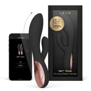 Lelo - Ina Thrust Vibrador Rabbit con Empuje Negro