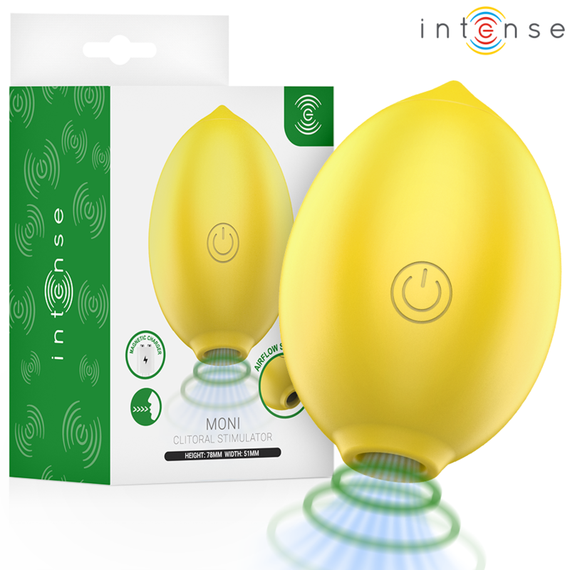 Intense - Moni Estimulador Succionador De Clítoris Limón 2 Intense - Moni Estimulador Succionador De Clítoris Limón - Imagen 2