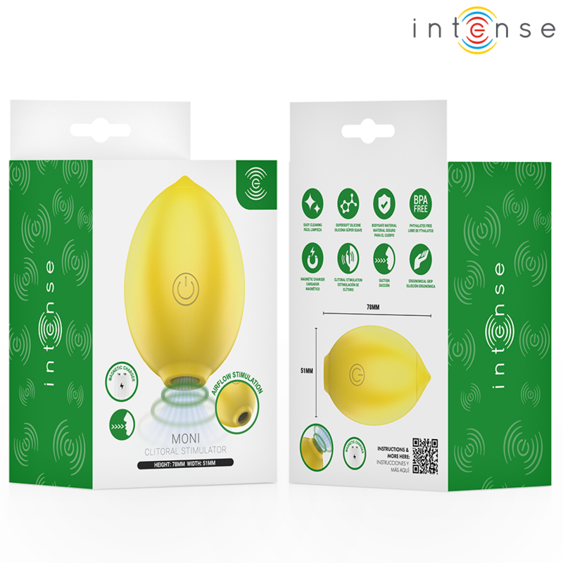 Intense - Moni Estimulador Succionador De Clítoris Limón 9 Intense - Moni Estimulador Succionador De Clítoris Limón - Imagen 9