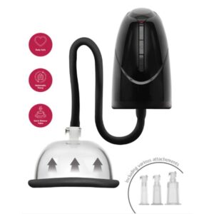She.e.o - Bomba Automática de Vacío para Vagina y Clítoris Negra